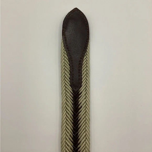 Tommy Bahama Leather And Fabric Woven Braid Belt - Picture 8 of 9